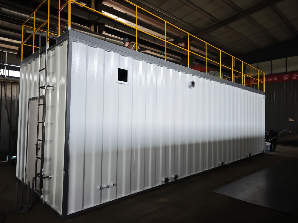 飲料廠加工廢水處理中的溶氣氣浮機設備